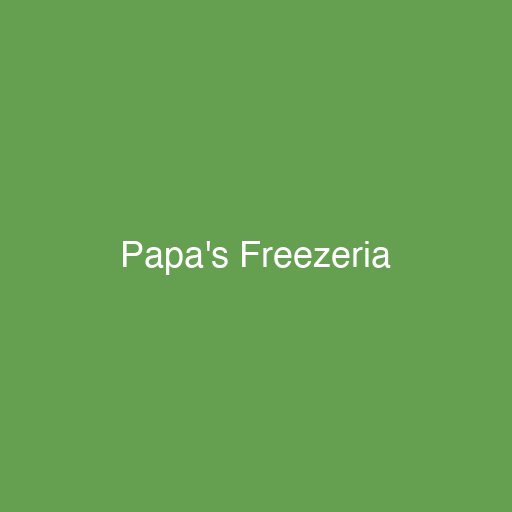Papa's Freezeria